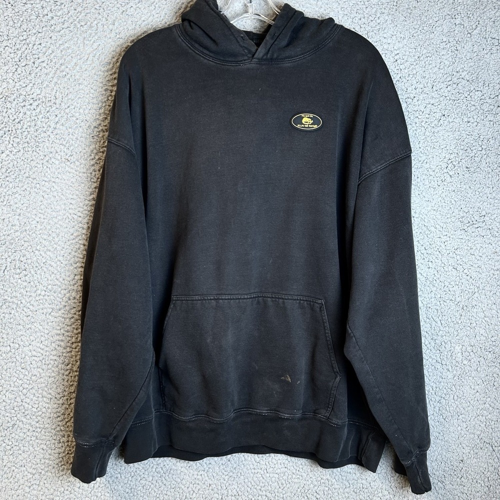 Yellow Rat Bastard Hoodie Mens XL Black Sweatshirt New York City Skate NYC Y2K